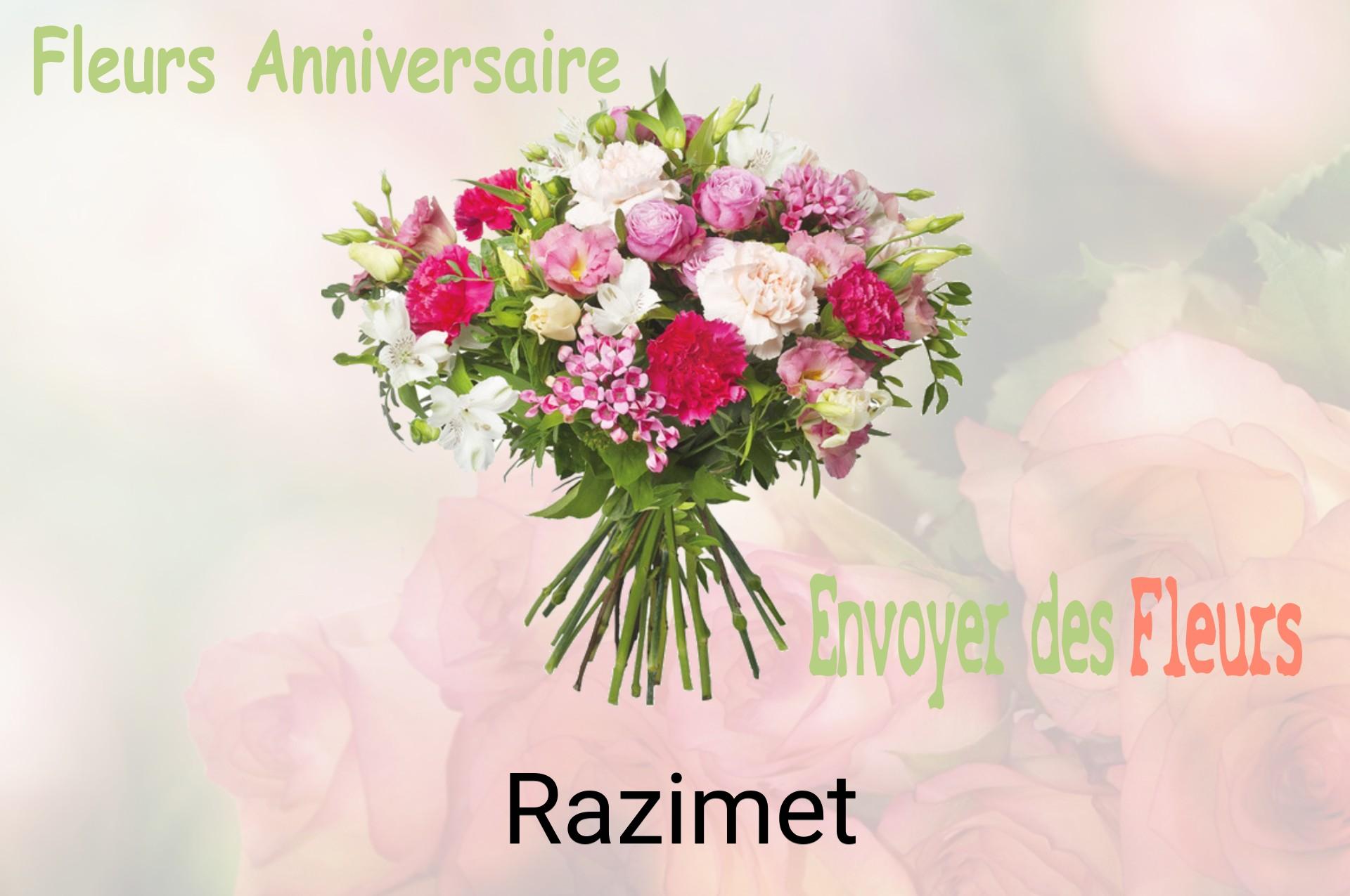 Bouquet de fleurs d’anniversaire livré à Razimet